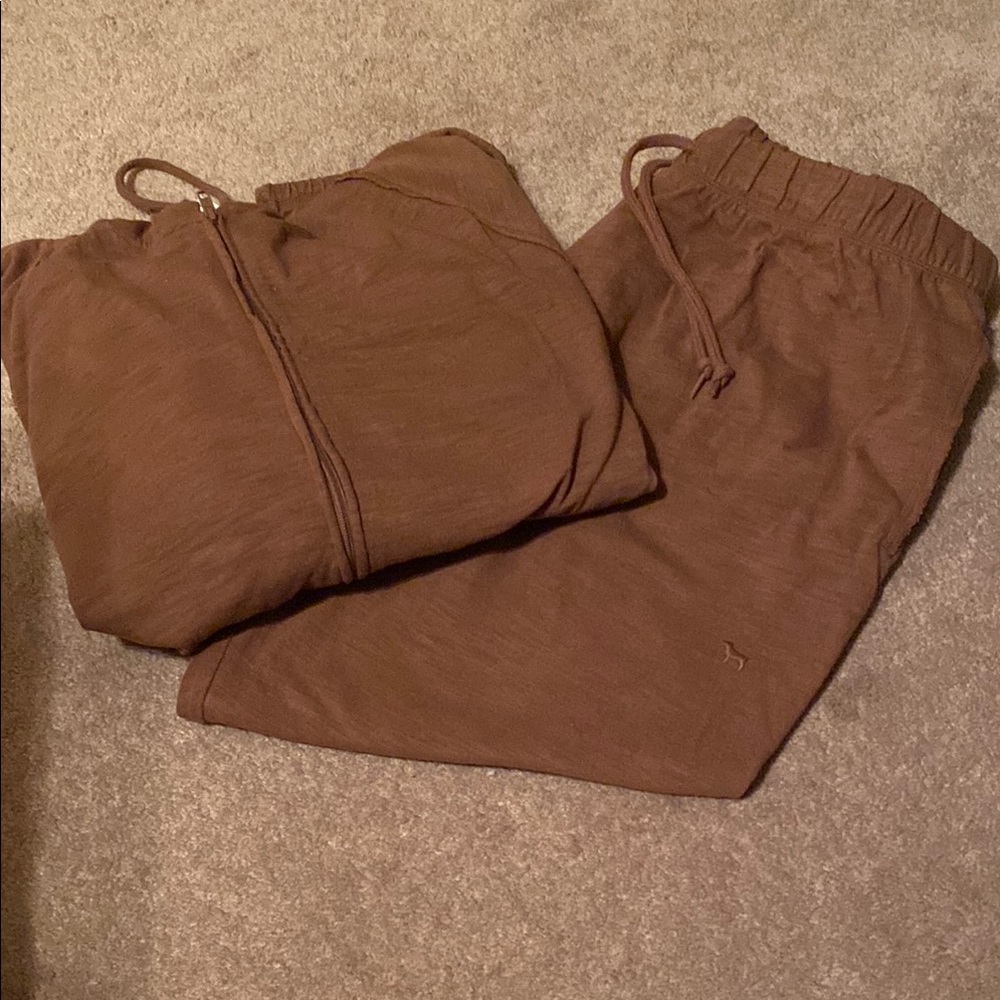 PINK Victoria's Secret Hoodie & Sweatpants with Elastic Waistband and Drawstring
